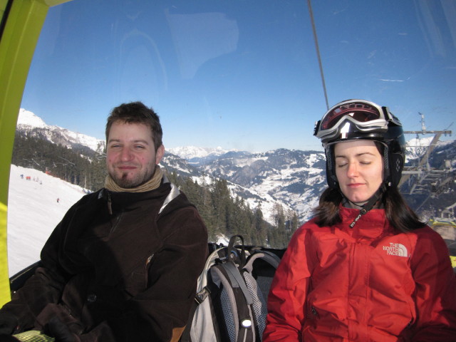 Markus und Katarina in der Panoramabahn Großarltal II