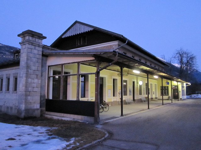 Bahnhof D&ouml;lsach, 653 m (16. J&auml;n.)