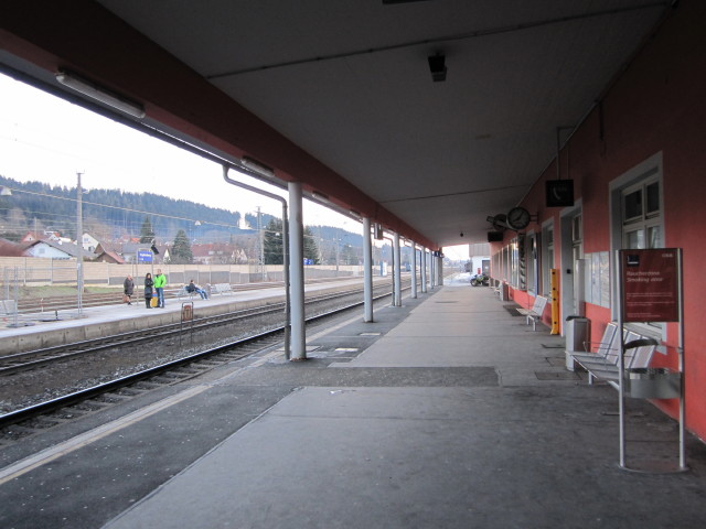 Bahnhof Kapfenberg, 509 m (22. J&auml;n.)