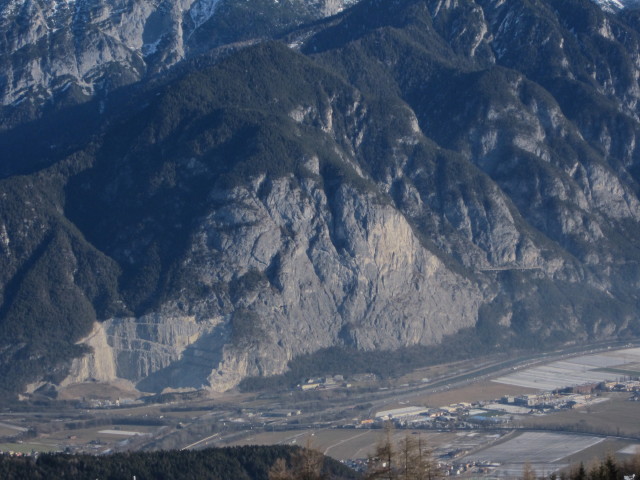 Martinswand von der Abfahrt 'Stiglreith - Eggh&ouml;fe' aus
