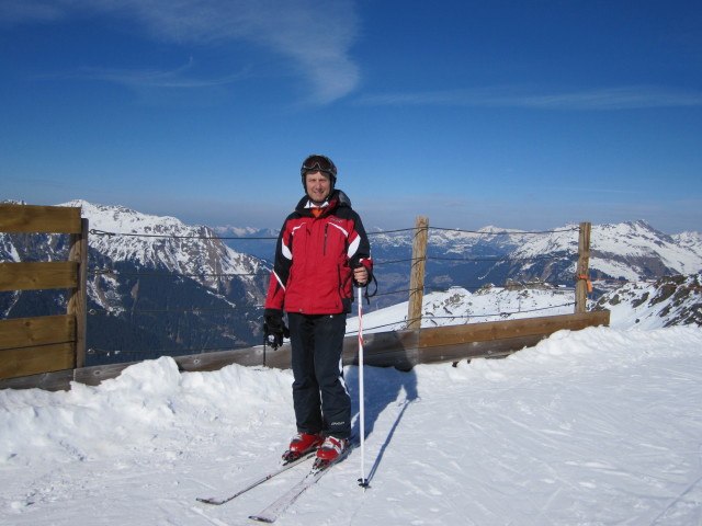 Ich bei der Bergstation der Rinderhüttenbahn, 2.275 m