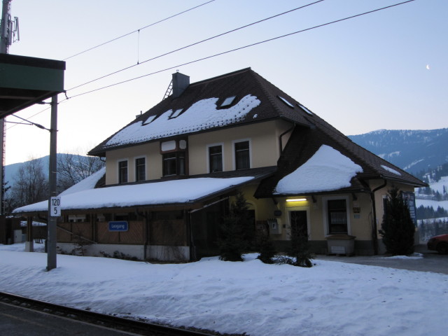 Bahnhof Leogang, 840 m
