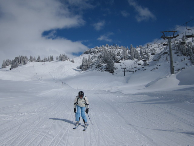 Mama auf der Piste 'Körbersee'