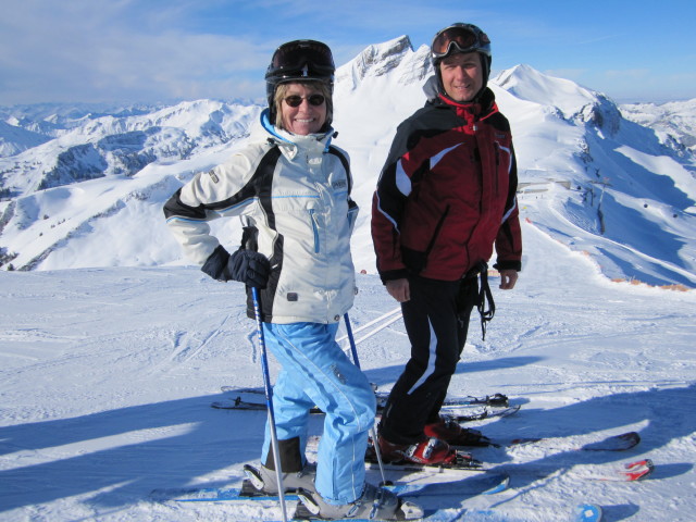 Mama und ich bei der Bergstation der 6 SB Hohe Wacht