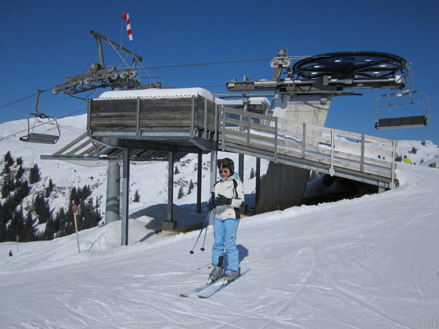 Mama bei der Bergstation der Breitenalpbahn, 1.737 m