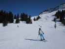 Mama auf der Piste 'Breitenalpe'