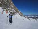 Florian bei der Bergstation des Keeslifts, 2.940 m