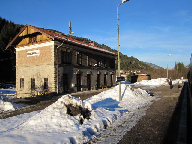 Bahnhof Mittewald an der Drau, 882 m