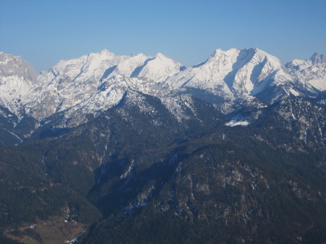 Berchtesgadener Alpen vom Grubh&ouml;rndl aus