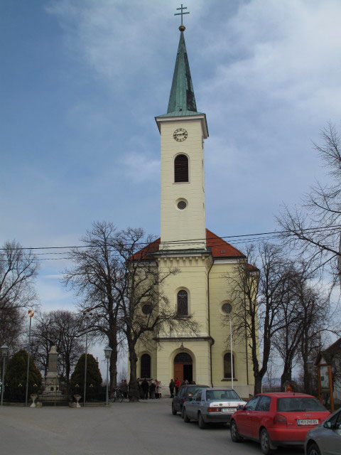 Pfarrkirche in Hanftal, 190 m