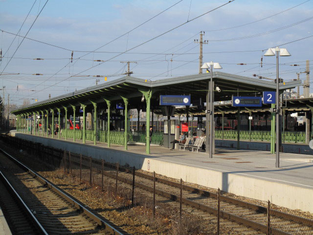 Bahnhof Wien Heiligenstadt, 169 m