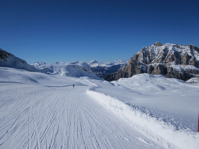 Markus auf der Piste Armentarola (20. März)