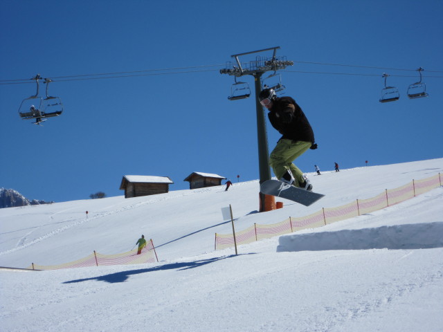 Markus im Snowpark Laurin (21. März)
