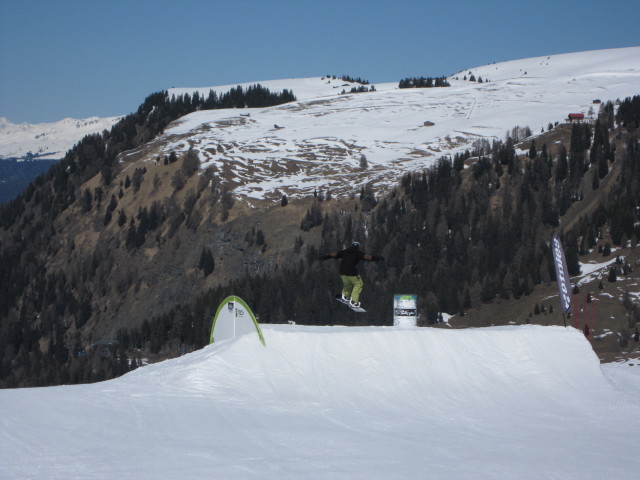 Markus im Snowpark Laurin (21. März)