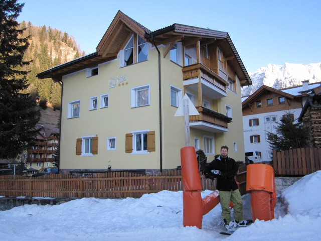 Markus bei der Villa Larix (21. März)