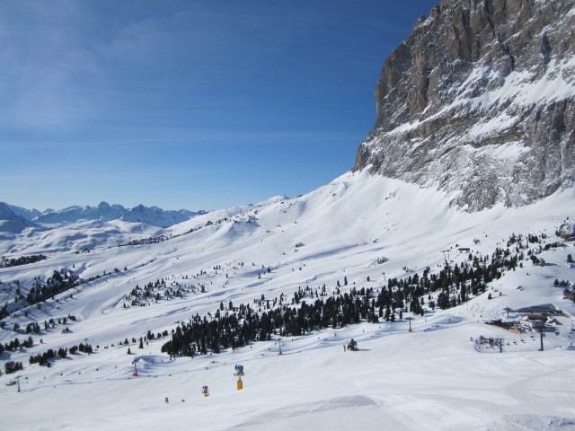 vom Piz Sella Richtung Süden (22. März)