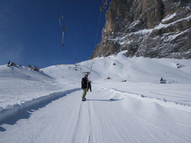 Markus im Skilift Gran Paradiso (22. März)