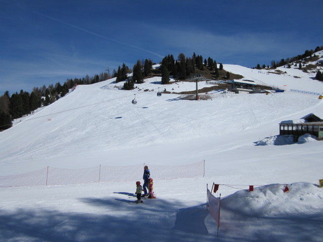 Bergstation der Umlaufbahn Pozza-Buffaure, 2.066 m (24. März)