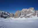 Fanesgruppe von der Piste Armentarola aus (20. März)