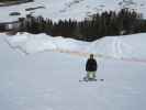 Markus auf der Piste des Sessellifts Laurin (21. März)