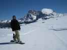 Markus bei der Bergstation des Sessellifts Laurin, 2.019 m (21. März)