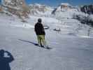 Markus auf der Piste des Sessellifts Catores Martin (21. März)