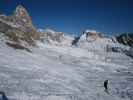 Markus neben der Piste des Sessellifts Fermeda (21. März)