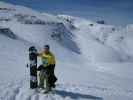 Markus zwischen Forcella Pordoi und Bamberger Hütte (22. März)