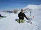 Markus bei der Bamberger Hütte, 2.871 m (22. März)