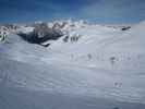 Sessellift Orsa Maggiore von der Bergstation des Sessellifts Sella Brunech aus (24. März)