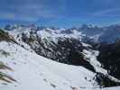 Val San Nicolo von der Bergstation des Sessellifts Col de Valvacin aus (24. März)