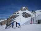 Bergstation des Skilifts Sasso di Rocca (24. März)