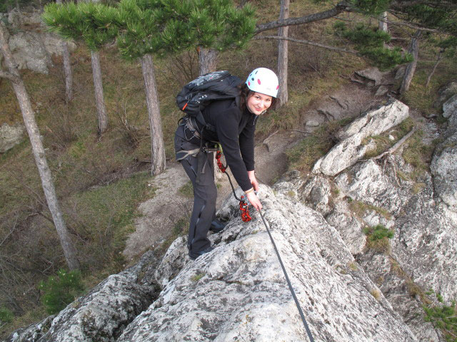 Doris nach dem zweiten Gipfel