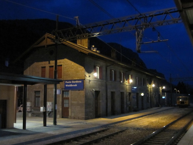 Bahnhof Waidbruck, 422 m (18. M&auml;rz)