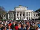 Burgtheater vom Rathausplatz aus