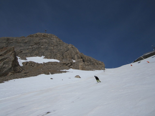 Markus auf der Piste 14a (11. Apr.)