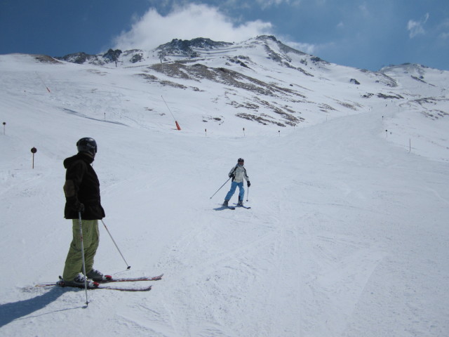 Markus und Mama auf der Piste 33 (15. Apr.)