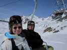 Mama und Markus in der Visnitzbahn (11. Apr.)