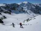 Gudrun und Christoph zwischen Val di Rosole und Passo Pasquale (18. Apr.)