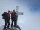 Christoph und ich auf der Punta San Matteo, 3.678 m (19. Apr.)