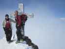 Gudrun und ich auf der Punta San Matteo, 3.678 m (19. Apr.)