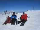 Christoph und Gudrun am Palòn de La Mare, 3.703 m (20. Apr.)