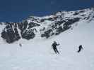 Doris, Georg und Christoph zwischen Palòn de La Mare und Rifugio Cesare Branca (20. Apr.)