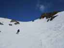 Eva zwischen Palòn de La Mare und Rifugio Cesare Branca (20. Apr.)