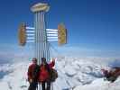 Ich und Ewald am Pizzo Tresero, 3.594 m (21. Apr.)