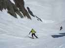 Georg und Ewald zwischen Ghiacciaio dei Forni und Rifugio Cesare Branca (21. Apr.)