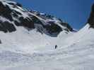 Christoph zwischen Ghiacciaio dei Forni und Rifugio Cesare Branca (21. Apr.)