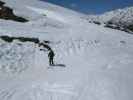 Eva zwischen Ghiacciaio dei Forni und Rifugio Cesare Branca (21. Apr.)