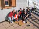 Ich, Doris, Eva, Christoph, Gudrun und Georg im Rifugio Cesare Branca, 2.487 m (22. Apr.)