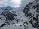 Vedretta del Pasquale vom Rifugio L. E. Pizzini-Frattola aus (23. Apr.)